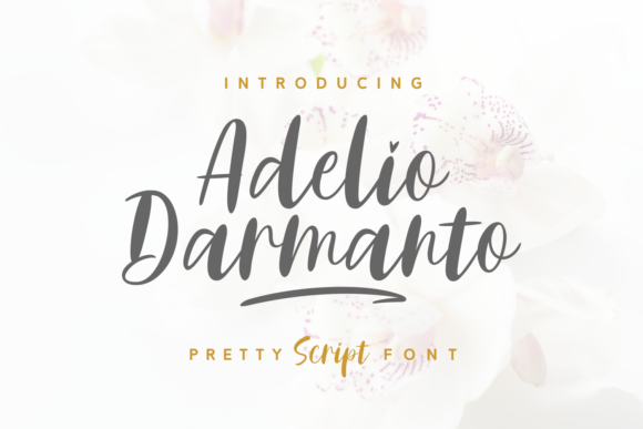 Adelio Darmanto: A Script Font for Feminine Branding and Modern Design