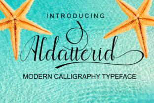 Aldatterid: A Timeless Script Font for Editorial Design