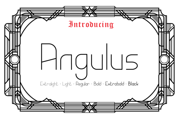 Angulus: A Versatile Sans Serif Font for Modern Web Design