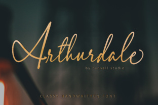 Arthurdale: The Script Font That Elevates Your Digital Brand