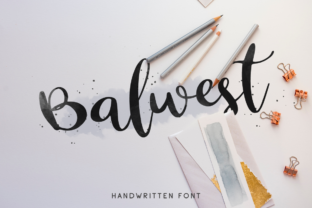 Balwest: A Script Font for Editorial Design and Creative Projects