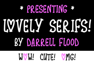 Beautifully Handwritten: A Review of Lovely Serifs for Creative Makers