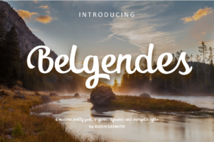 Belgendes: A Modern Calligraphy Font for Web Designers