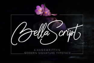 Bella: A Script Handwritten Font for Creative Crafters and Designers