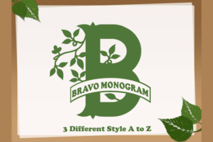 Bravo Monogram: A Script Handwritten Font for Modern Branding