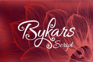 Bykars: A Curly Handwritten Font for Romantic and Creative Projects