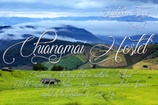 Chiangmai Hostel: A Script Font for Elevating Your Brand’s Visual Identity
