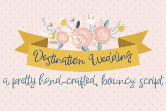 Destination Wedding: A Script Font for Campaign Creativity