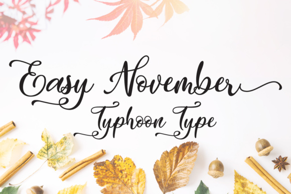 Easy November: A Script Font That Elevates Digital Branding