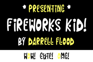Fireworks Kid: A Script Handwritten Font for Creative Crafters