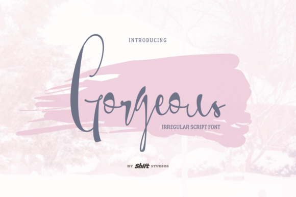 Gorgeous: A Script Handwritten Font for Editorial Design