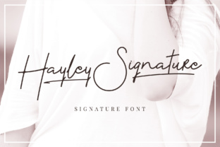 Hayley: A Script Handwritten Font for Creative Crafters