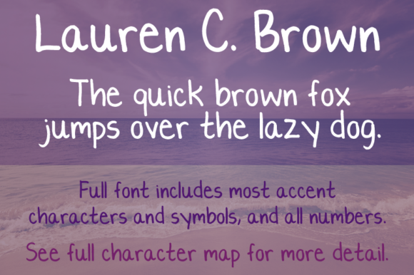 Lauren C. Brown: A Script Handwritten Font for Branding Success