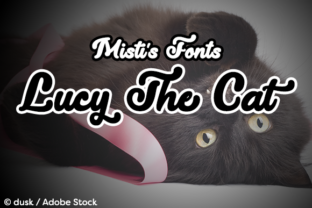 Lucy the Cat: A Bold Script Font for Handmade Branding and Creative Projects