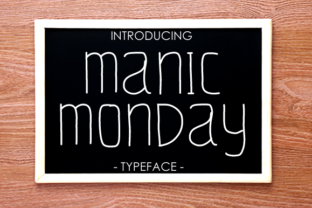 Manic Monday: A Script Handwritten Font for Creative Product Design