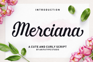 Merciana: A Script Font for Crafting with Style and Substance