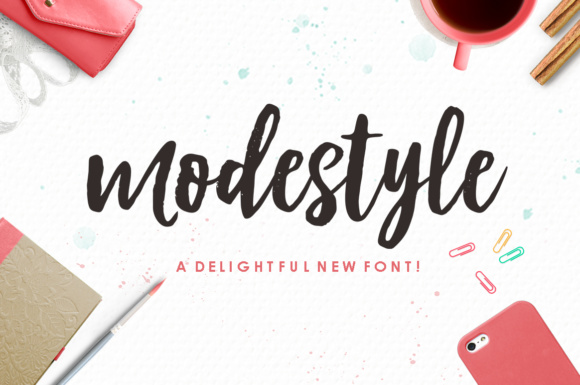 Modestyle: A Script Handwritten Font That Breathes Life into Your Creations