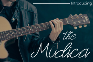 Mudica: A Script Handwritten Font for Editorial Design and Branding