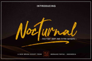 Nocturnal Script: A Typeface for Elegant Editorial Design