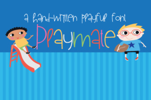 Playmate: A Handwritten Font for Whimsical Editorial Design