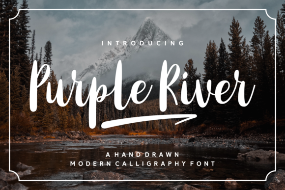 Purple River: The Modern Fun Font for Small Business Branding