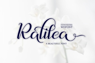 Ralilea: A Script Handwritten Font for Elegant Craft Projects