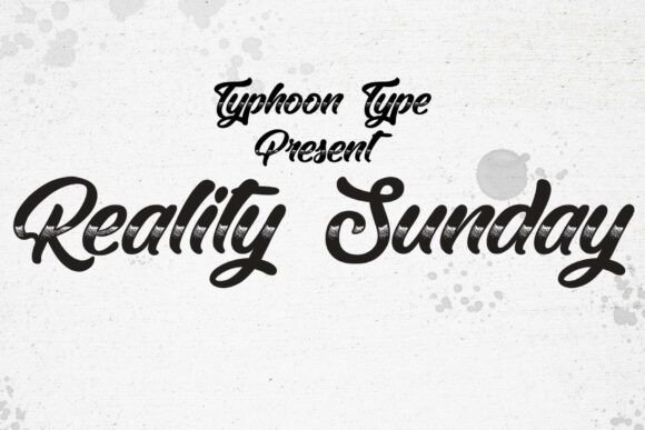 Reality Sunday: A Script Font That Adds Retro Charm to Digital Campaigns