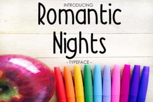 Romantic Nights: A Versatile Script Handwritten Font for Editorial Design