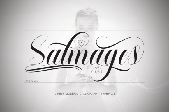 Salmages: A Script Handwritten Font for Romantic Branding