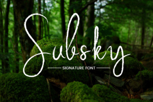 Subsky: A Versatile Script Handwritten Font for Designers