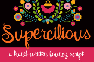 Supercilious: A Script Font for Feminine Branding and Campaign Creativity