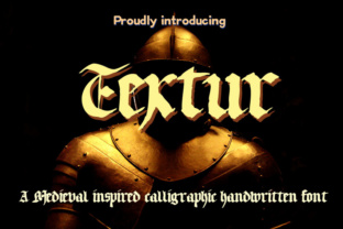 Textur: A Timeless Blackletter Font for Crafters and Designers