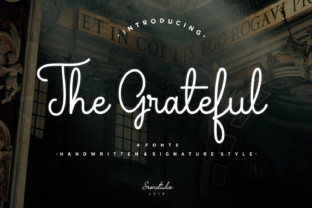 The Grateful: A Script Handwritten Font for Digital Branding and Web Design