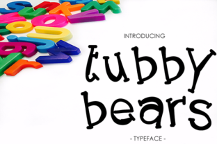 Tubby Bears: A Script Handwritten Font for Creative Makers
