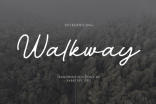 Walkway: A Script Handwritten Font for Creative Branding