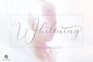 Whitening: A Script Handwritten Font for Creative Branding